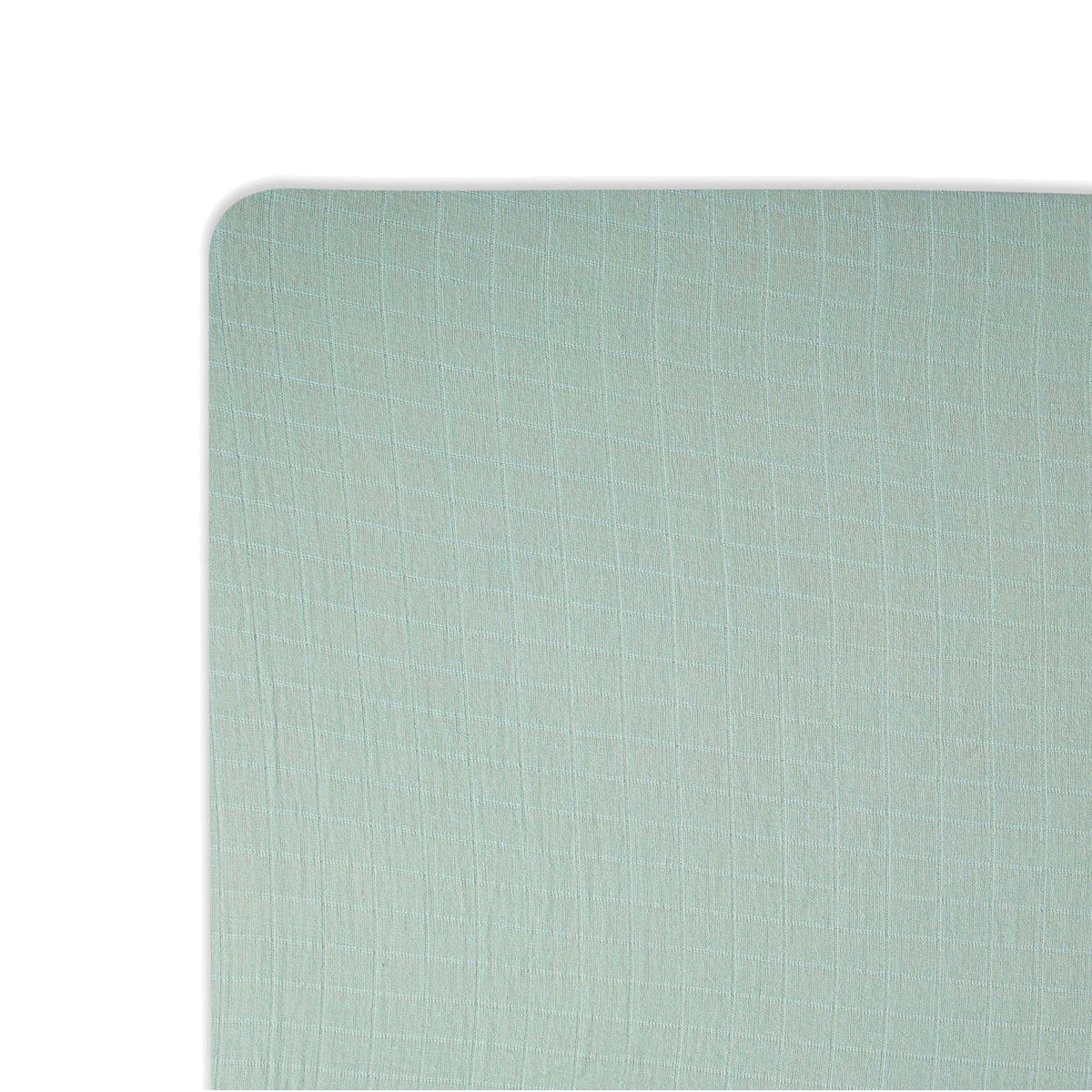 Crane Baby Crib Fitted Sheet - Muslin Evergreen
