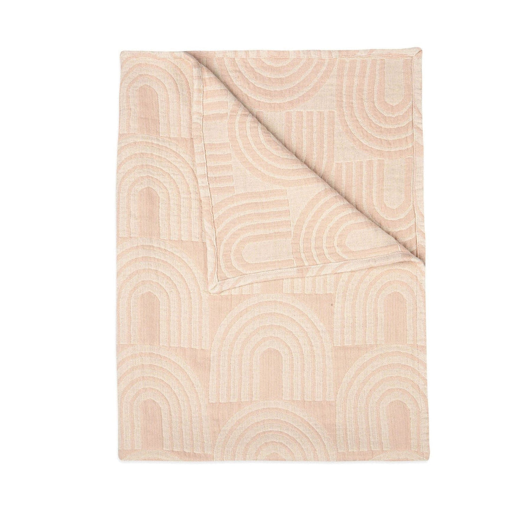 Crane Baby Jacquard Blanket Rainbow