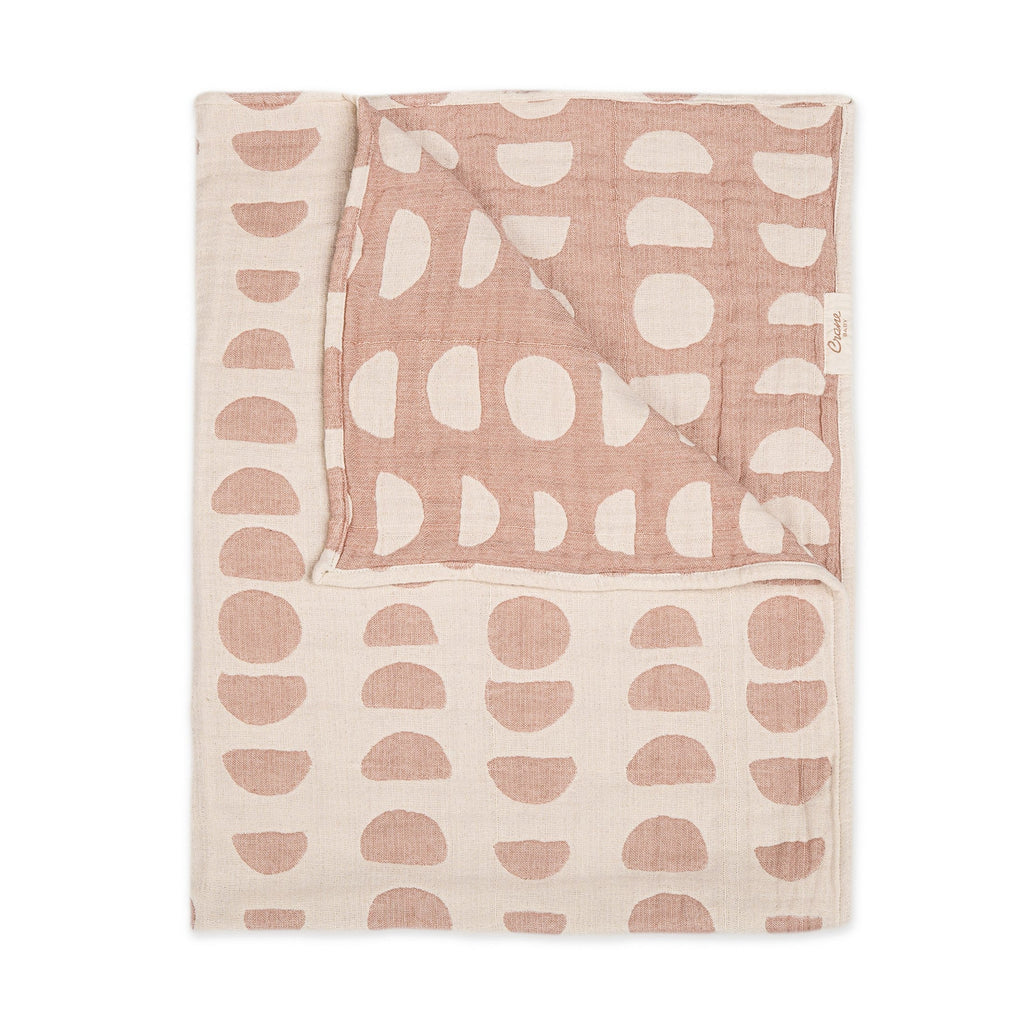 Crane Baby Jacquard Blanket Copper Moon Phase
