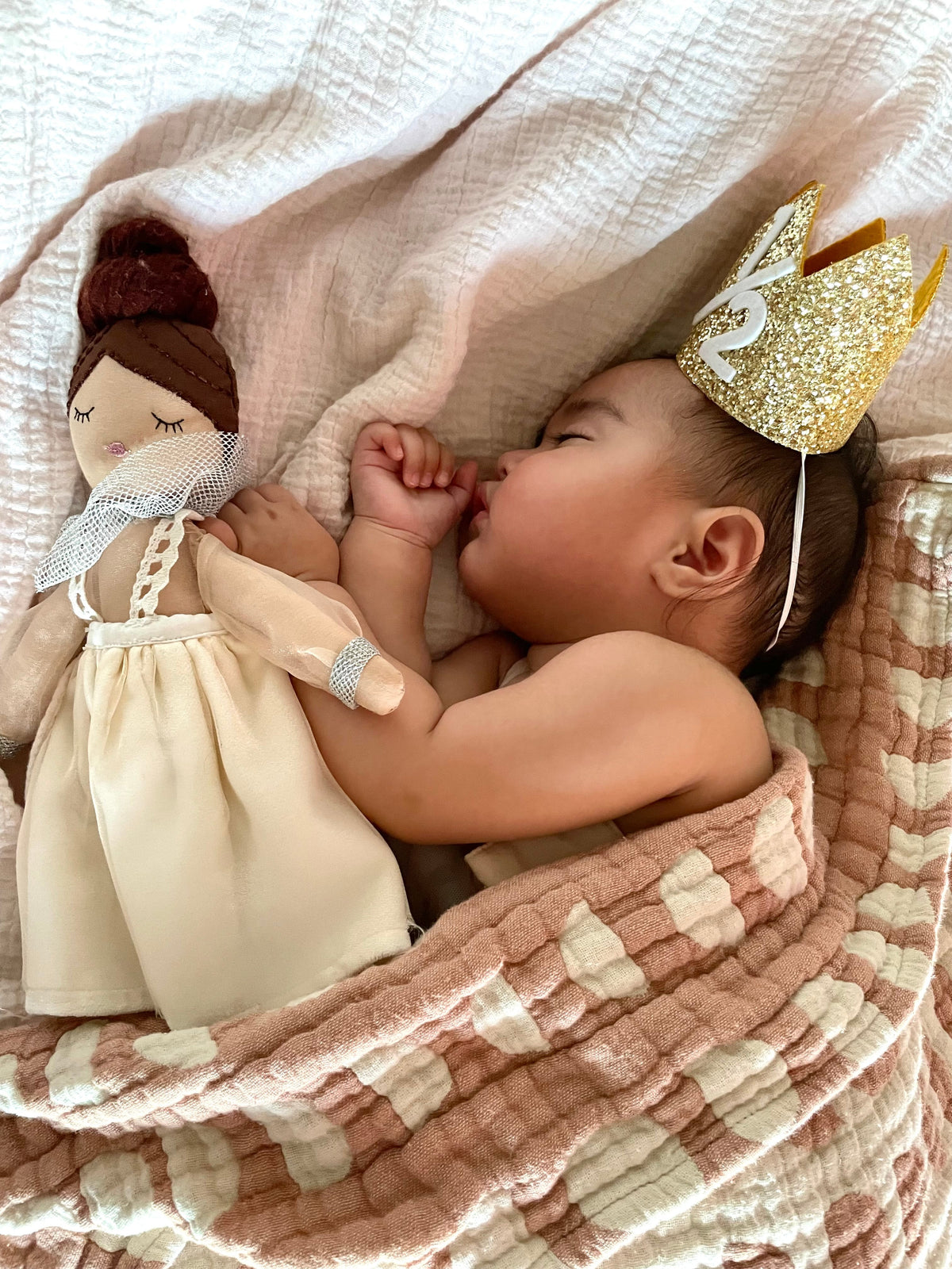 Crane Baby Jacquard Blanket Copper Moon Phase
