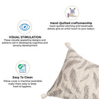 Crane Baby Jacquard Feather Pillow