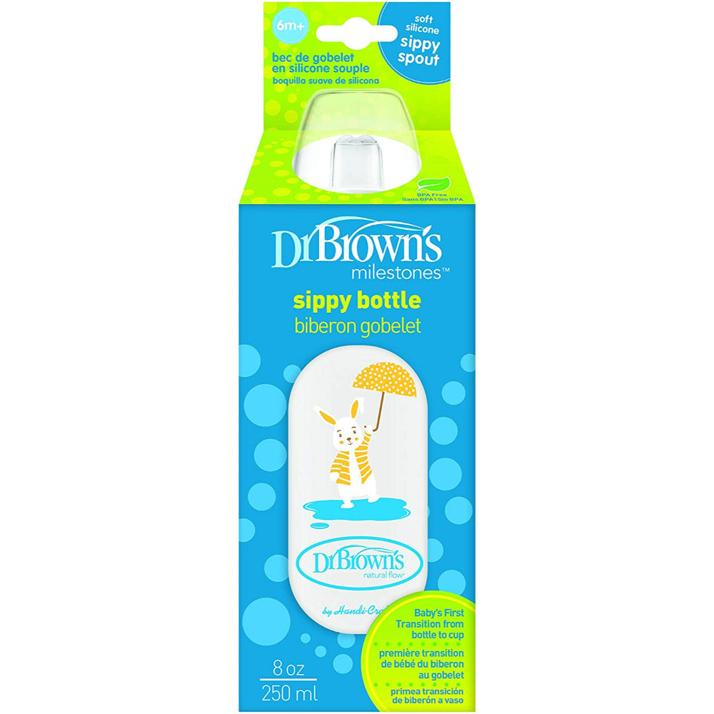 Dr. Brown's PP Narrow Sippy Spout Bottle 8 oz/250 ml