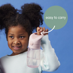 B.Box Straw Drink Bottle Junior 380mL- Leakproof & Easy Carry Bottle for Toddlers & Preschoolers - Free-Flowing