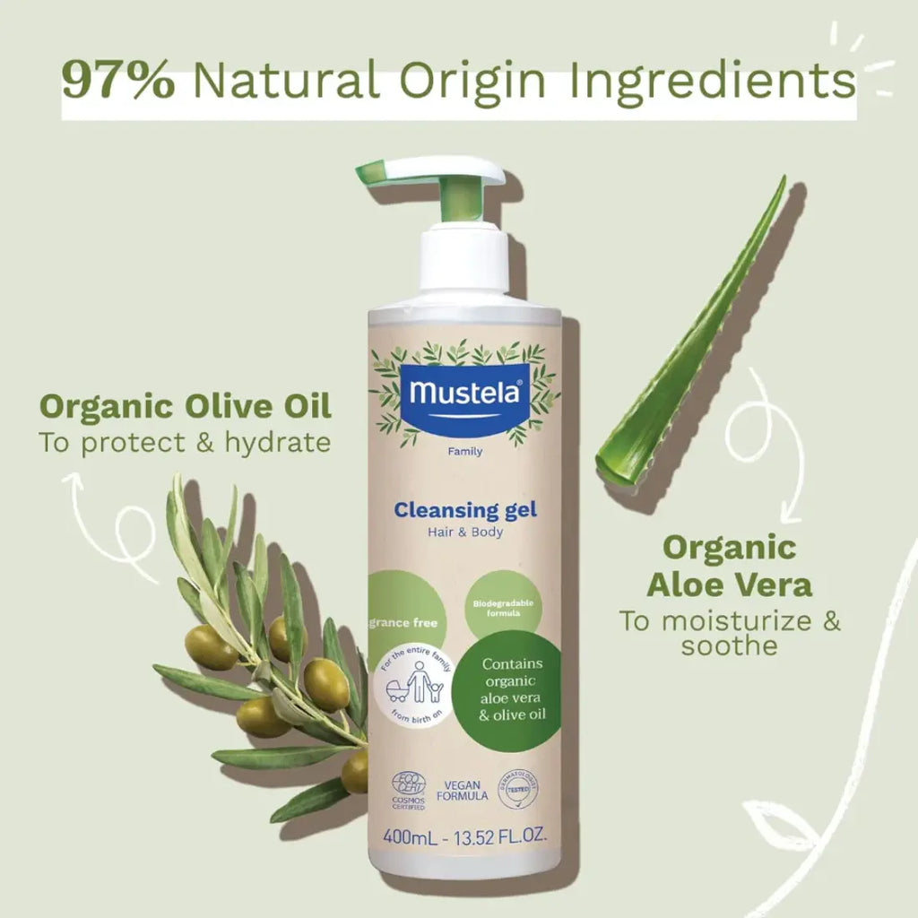 Mustela Organic Cleansing  (400ml)