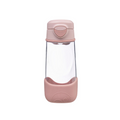 B.Box Flip Top Lid Spout Drink Bottle for kids - Leak Proof & Easy to Carry 450ml - Blush Crush Pink