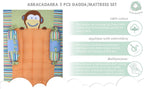 Gadda Set with 2 bolsters - Head & Tail