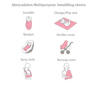 Abracadabra Swaddles (Set of 3) Hot Air Balloon