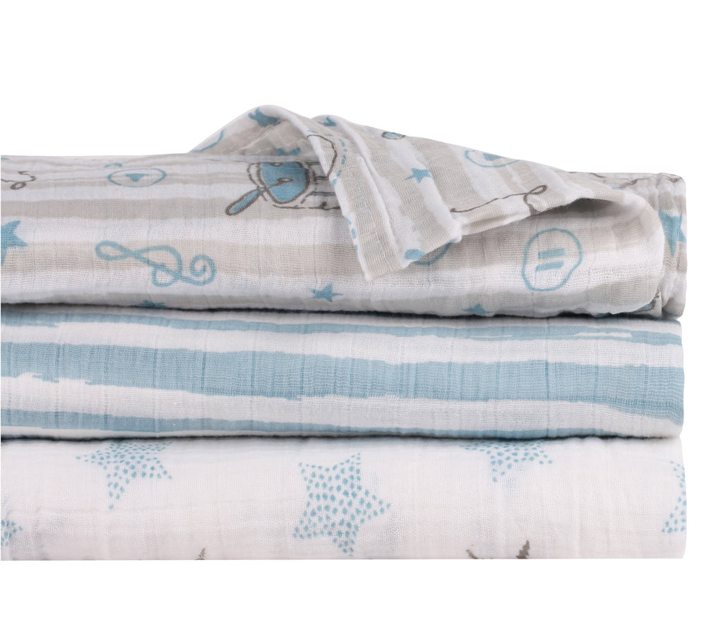 Abracadabra Swaddles (Set of 3) Rockstar