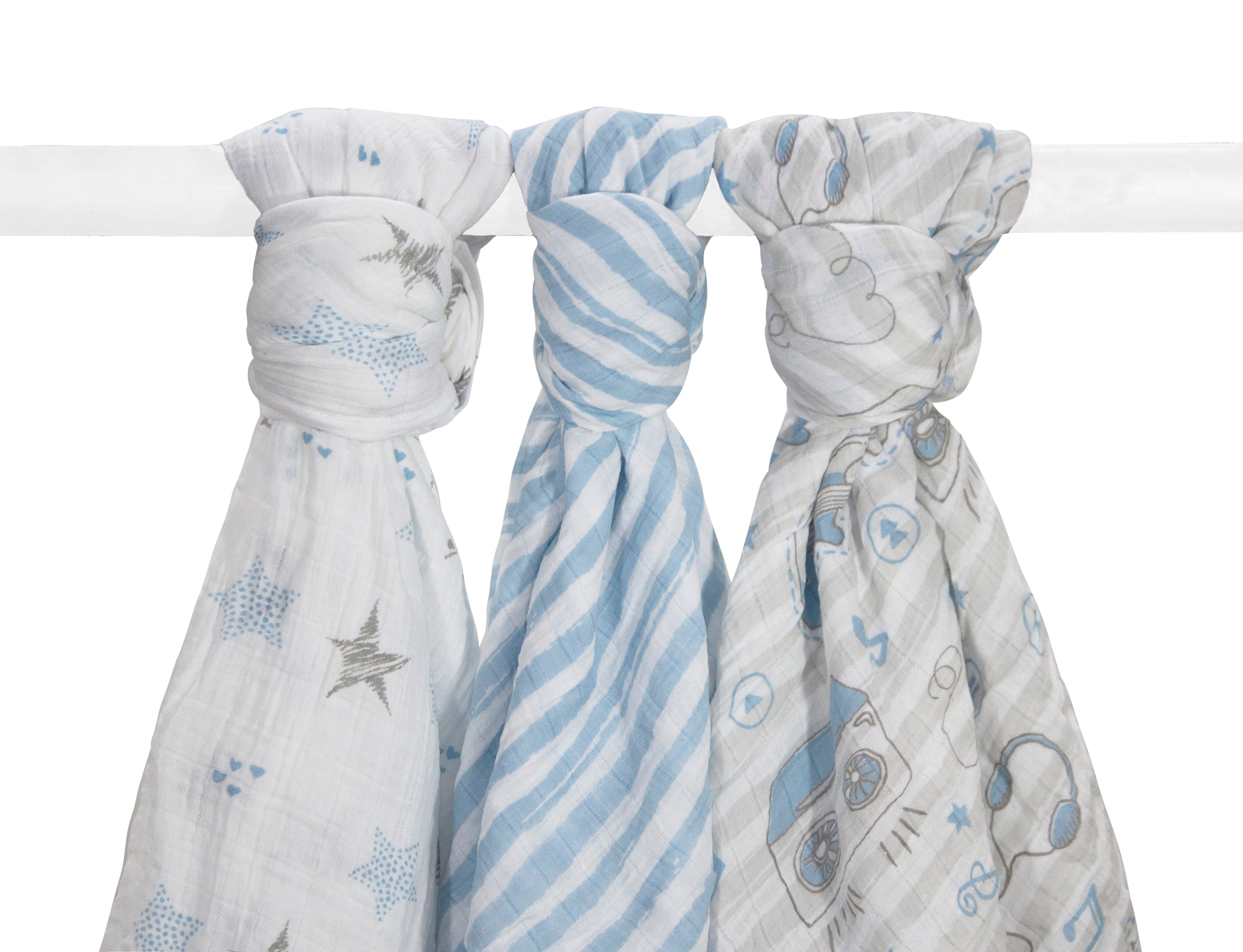 Abracadabra Swaddles (Set of 3) Rockstar