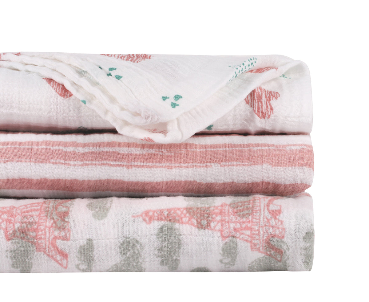 Abracadabra Swaddles (Set of 3) Eiffel Tower
