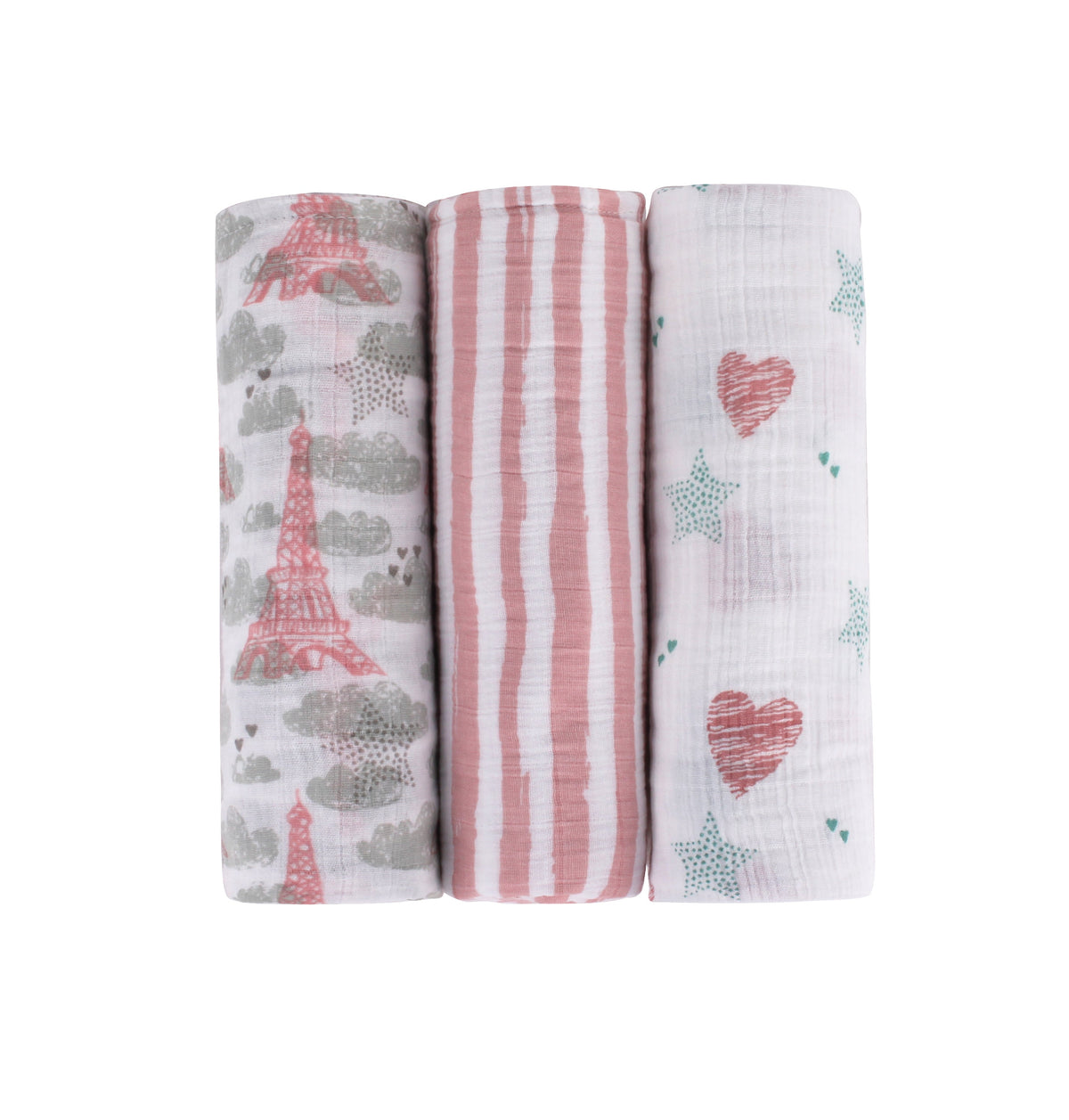 Abracadabra Swaddles (Set of 3) Eiffel Tower