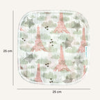 Abracadabra Muslin Wipes (Set of 3) - Eiffel Tower