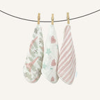 Abracadabra Muslin Wipes (Set of 3) - Eiffel Tower