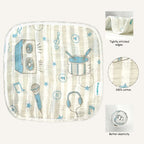Abracadabra Muslin Wipes (Set of 3) - Rockstar