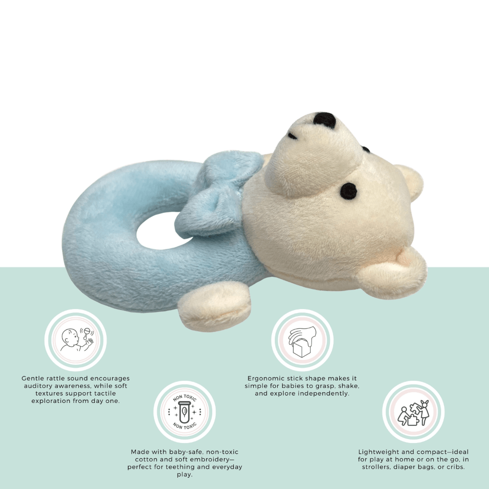 Abracadabra Ring Rattle - Bear
