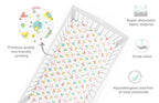Abracadabra Flat Sheet (Set of 2) Chirpy Bird