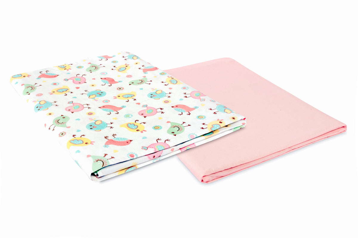 Abracadabra Flat Sheet (Set of 2) Chirpy Bird
