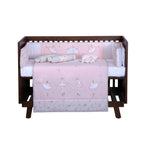 6 Piece Baby Cot Bedding Set - Ballerina