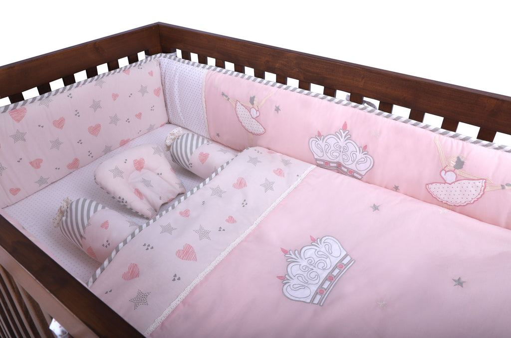 Abracadabra 6 Piece Baby Cot Bedding Set - Ballerina