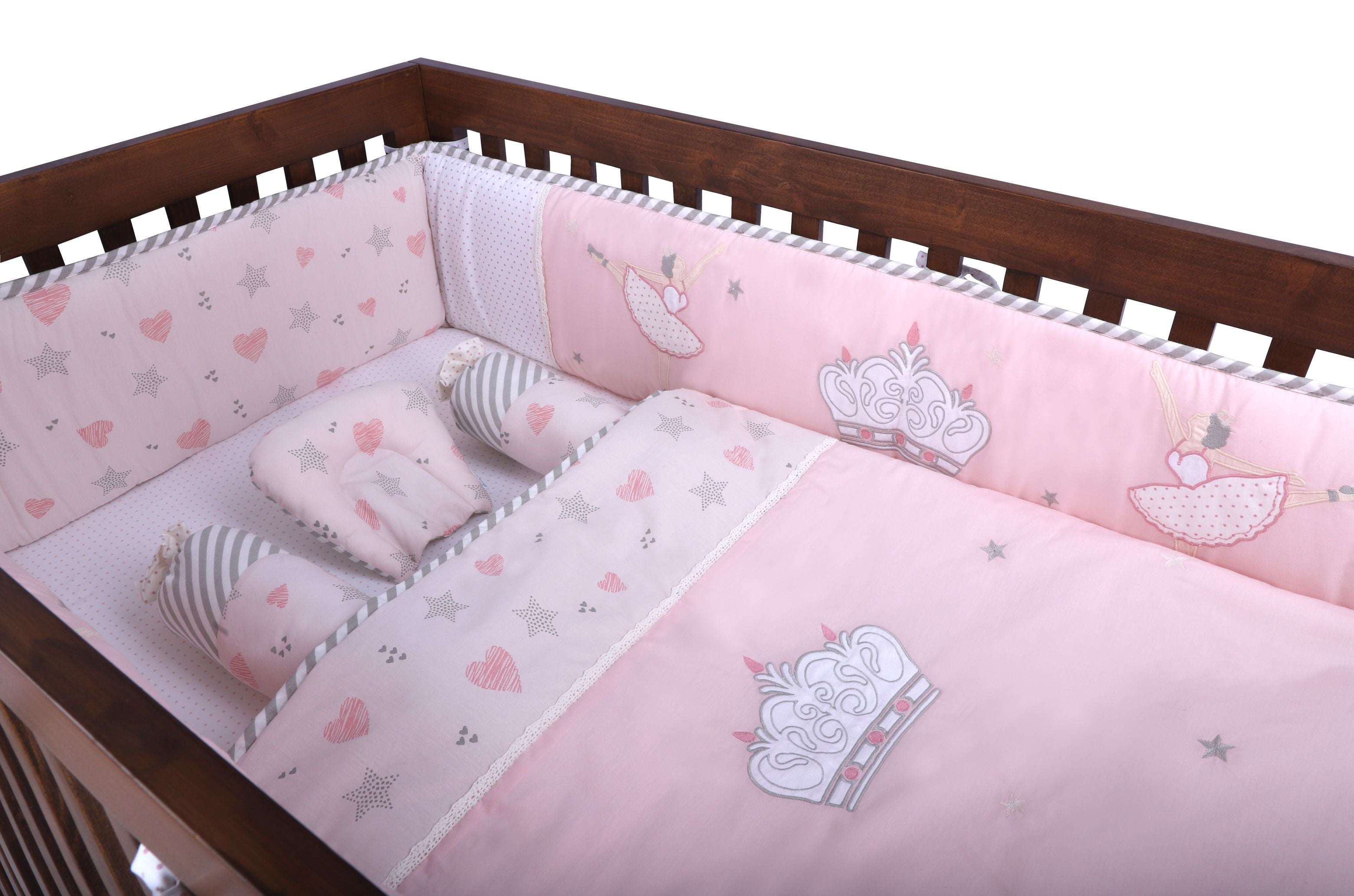Abracadabra 6 Piece Baby Cot Bedding Set - Ballerina