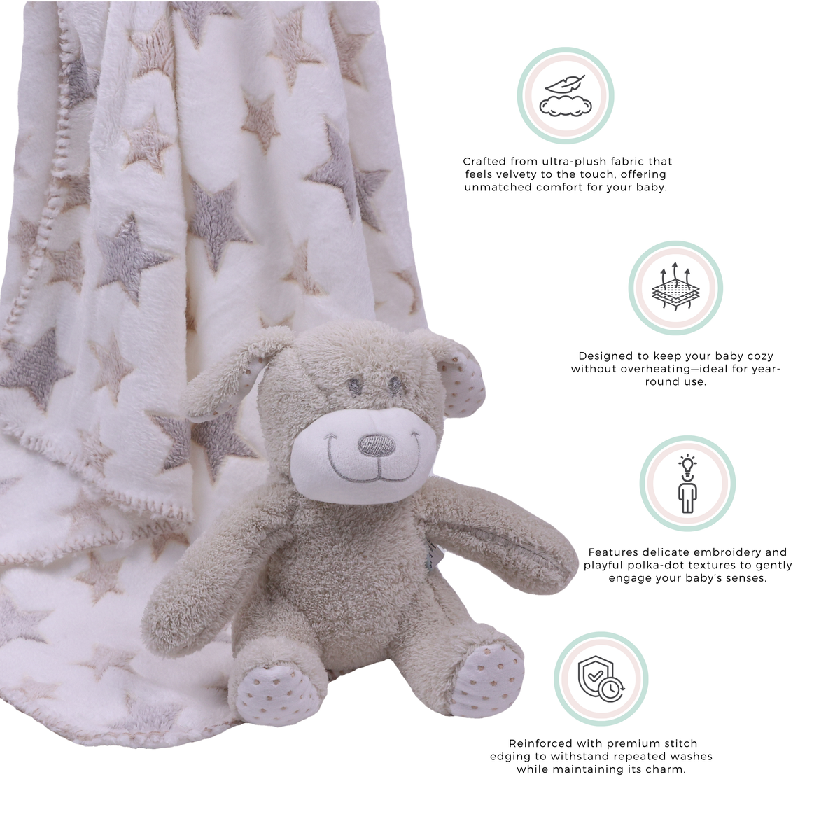 Toy with Blanket Gift Set - Dog