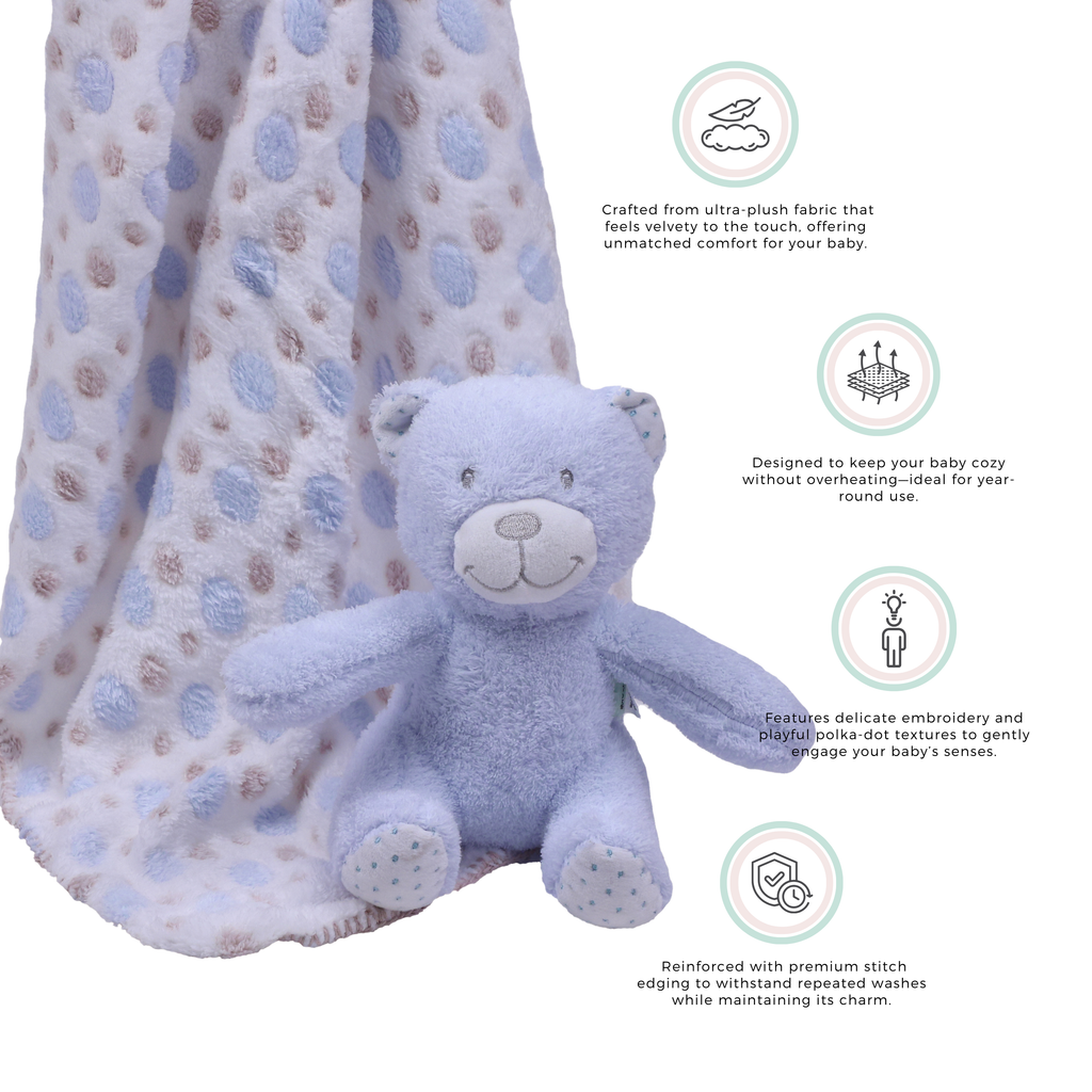Toy with Blanket Gift Set - Bear