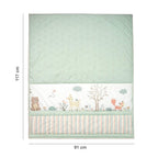 6 Piece Baby Cot Bedding Set - Bambi & Friends