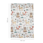 6 Piece Baby Cot Bedding Set - Bambi & Friends