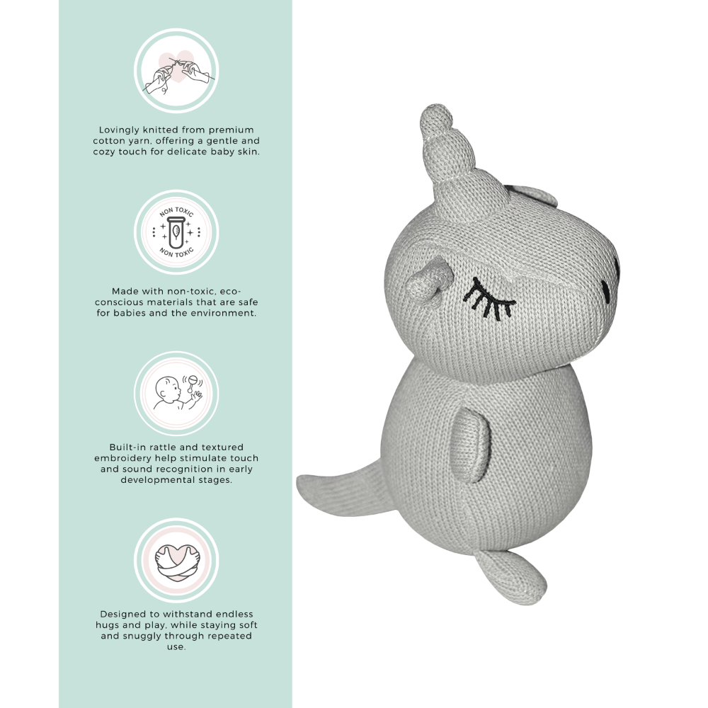 Abracadabra Luna the Unicorn Knitted Toy