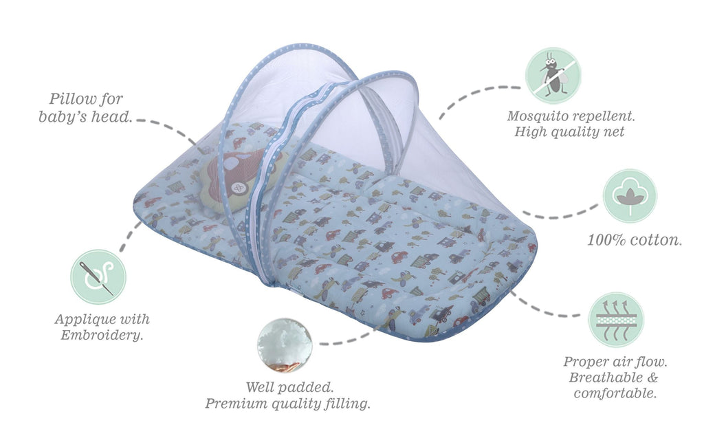 Abracadabra Gadda Set with mosquito net Transport