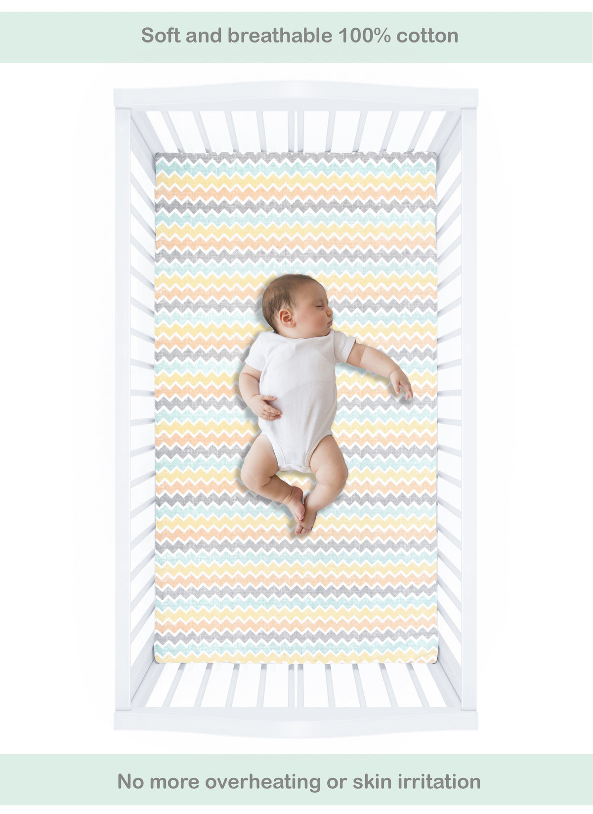 Abracadabra Flat Sheet (Set of 2) Sleepy Friends