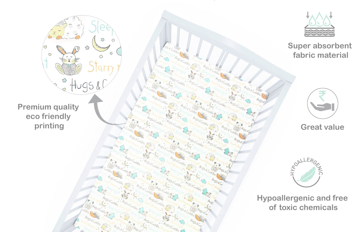 Abracadabra Flat Sheet (Set of 2) Sleepy Friends