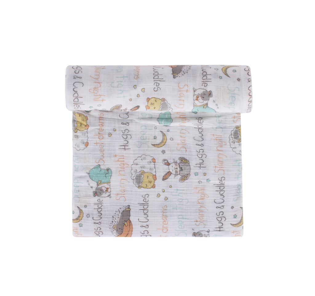 Abracadabra Swaddles (Set of 3) Sleepy Friends