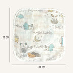 Abracadabra Muslin Wipes (Set of 3) - Sleepy Friends
