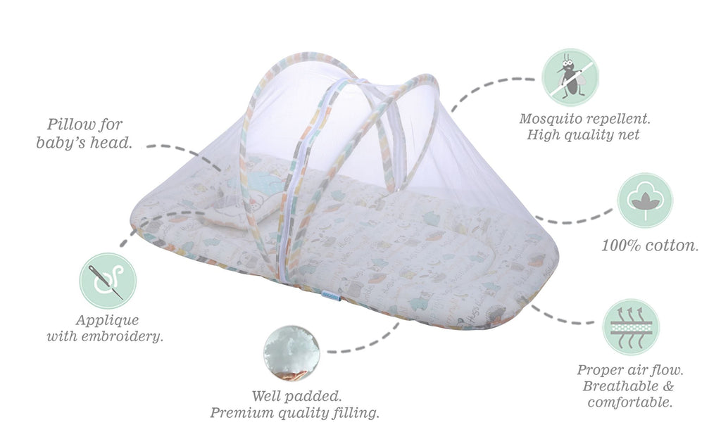 Abracadabra Gadda Set with mosquito net Sleepy Friends