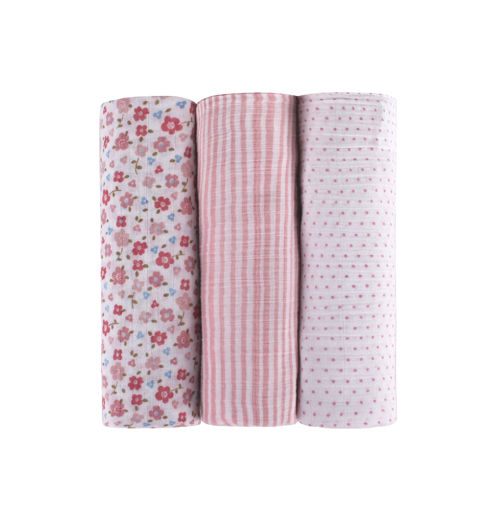 Abracadabra Swaddles (Set of 3) Vintage Floral