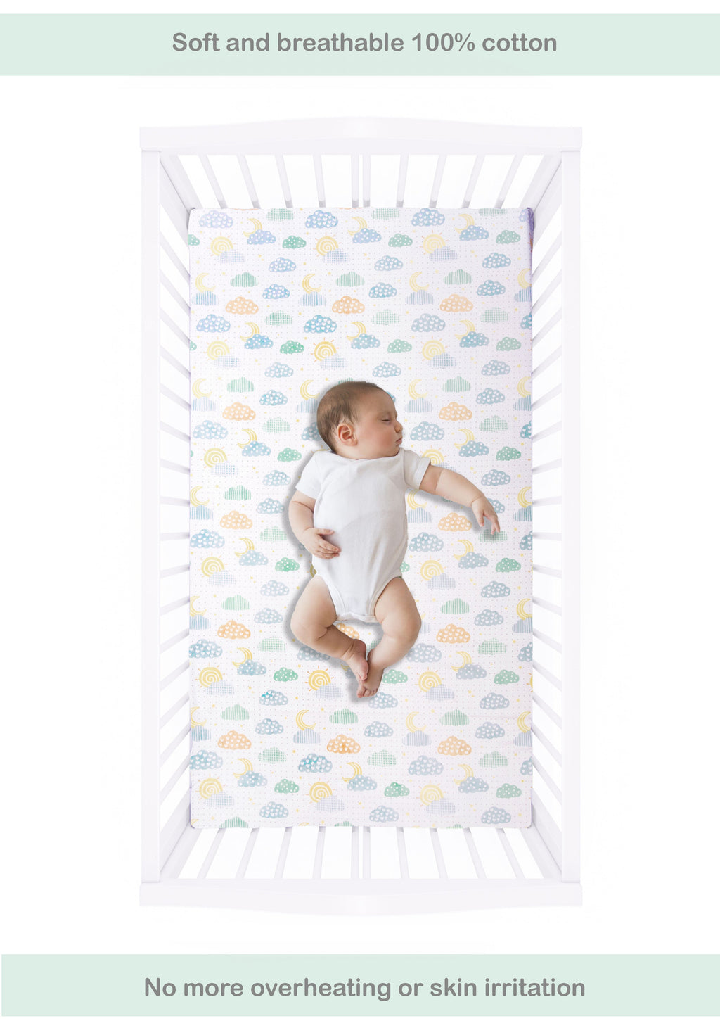 Abracadabra Flat Sheet (Set of 2) Lost in Clouds