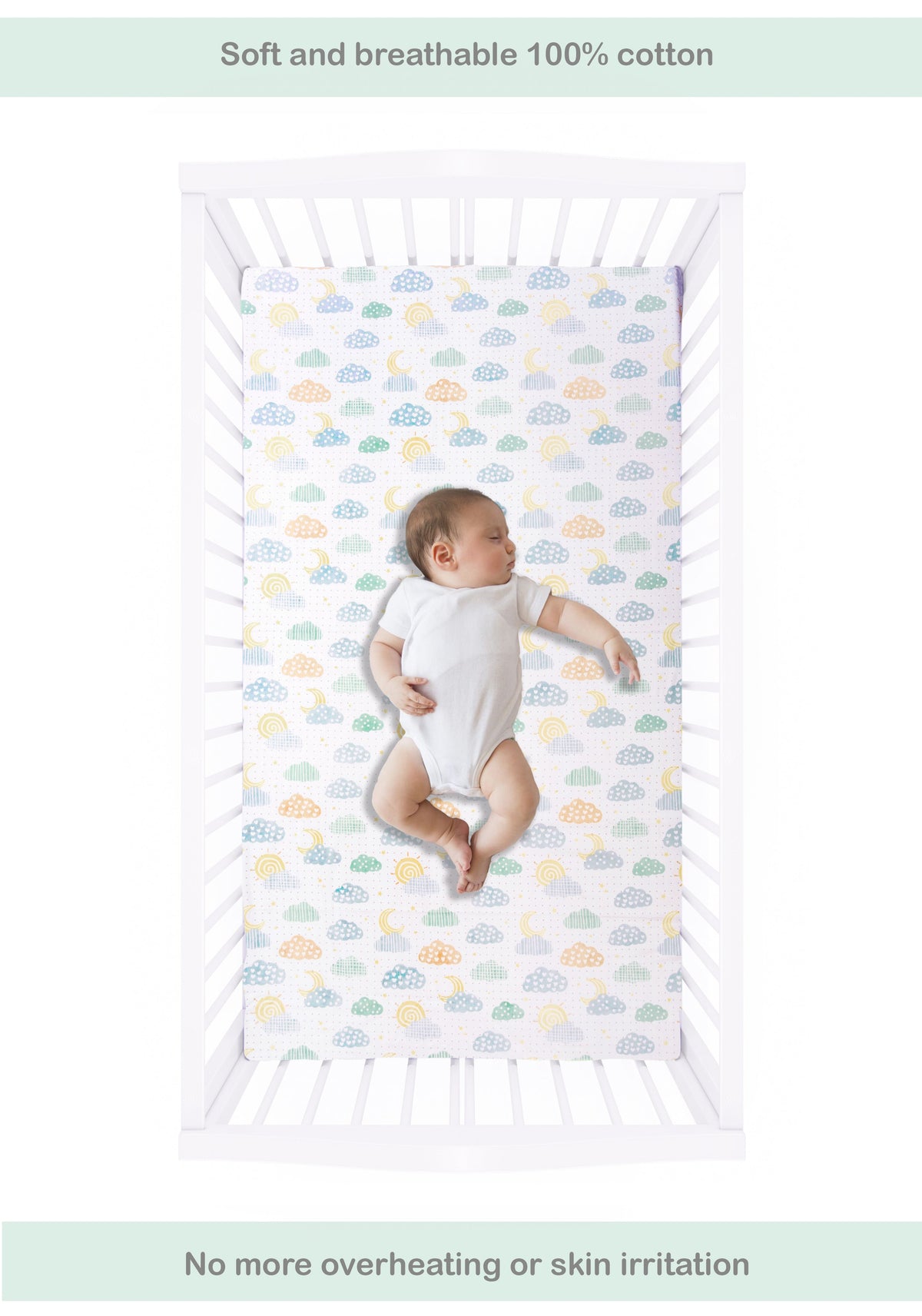 Abracadabra Flat Sheet (Set of 2) Lost in Clouds