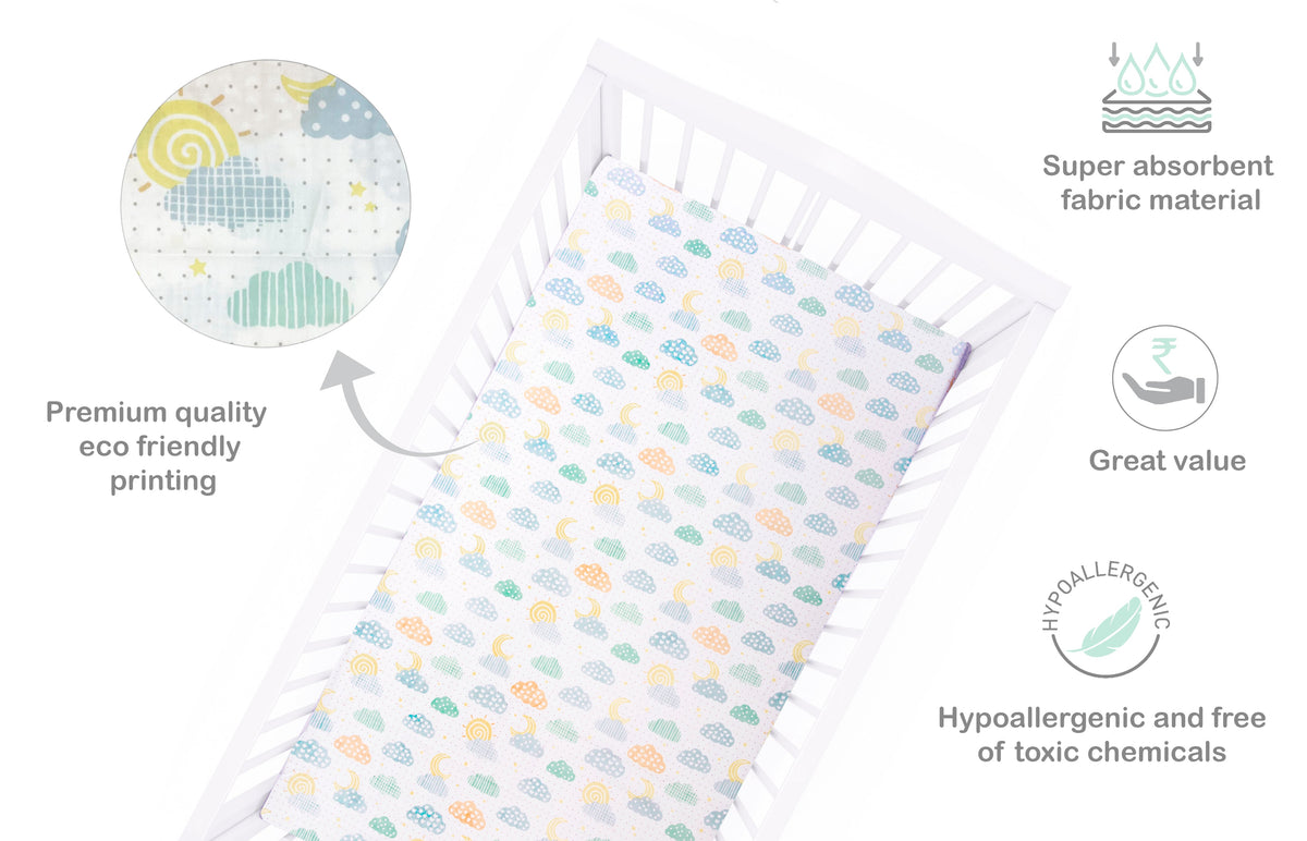 Abracadabra Flat Sheet (Set of 2) Lost in Clouds