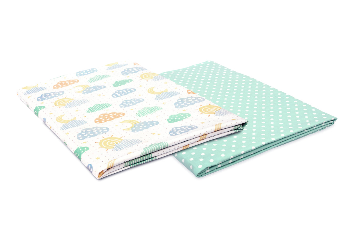 Abracadabra Flat Sheet (Set of 2) Lost in Clouds