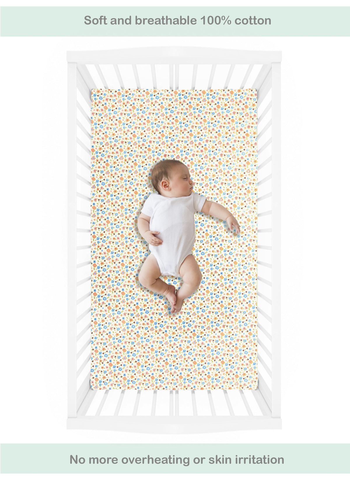 Abracadabra Flat Sheet (Set of 2) Ditsy Floral
