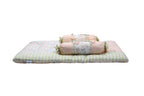 Gadda Set with 2 Bolsters - Bunny Garden
