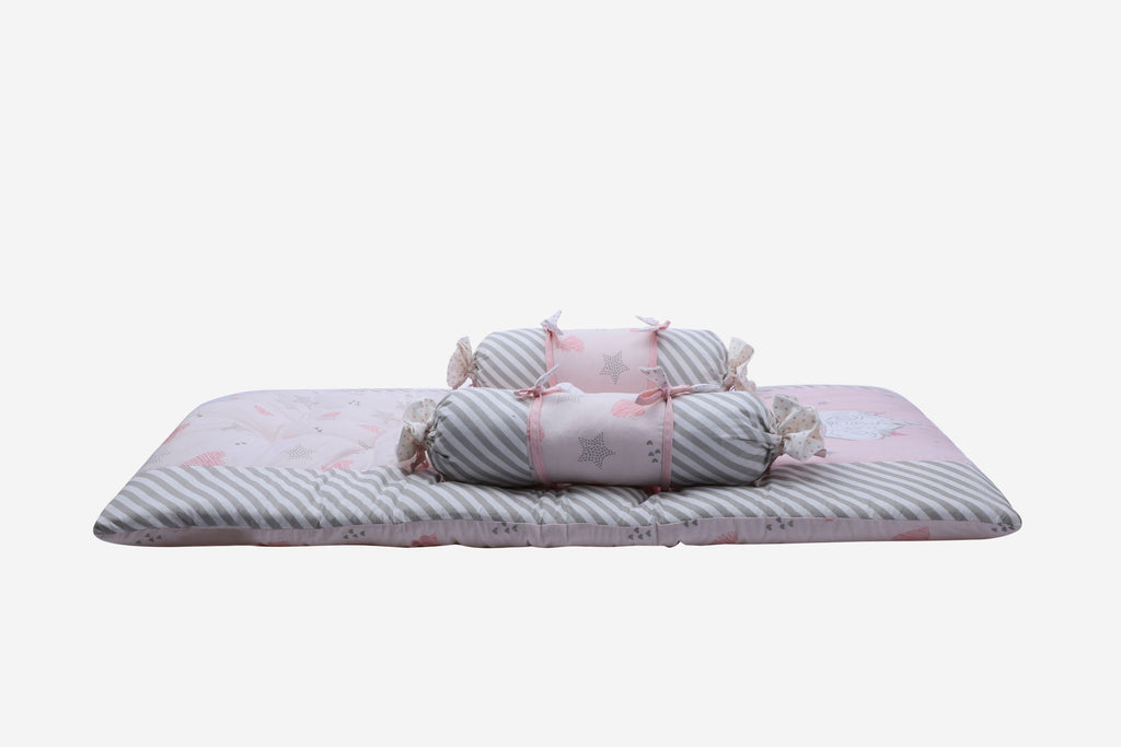 Gadda Set with 2 Bolsters - Ballerina