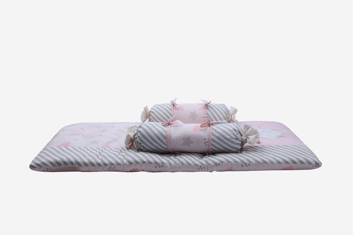 Gadda Set with 2 Bolsters - Ballerina