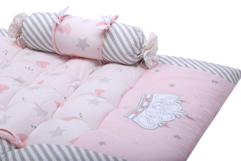 Gadda Set with 2 Bolsters - Ballerina