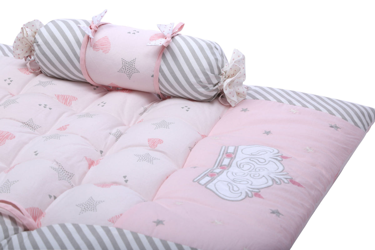 Gadda Set with 2 Bolsters - Ballerina
