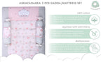 Gadda Set with 2 Bolsters - Ballerina