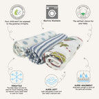 Abracadabra Muslin Wipes (Set of 3) - Transport