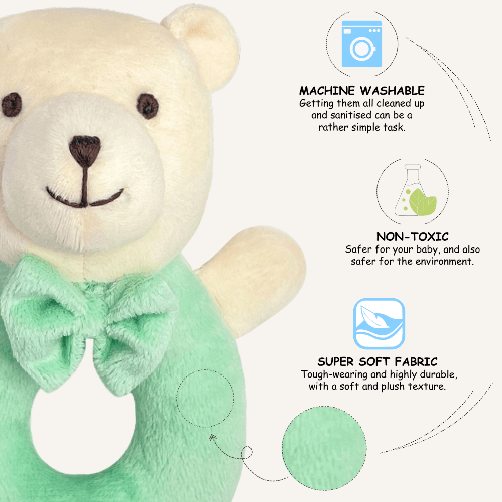 Abracadabra Ring Rattle - Bear
