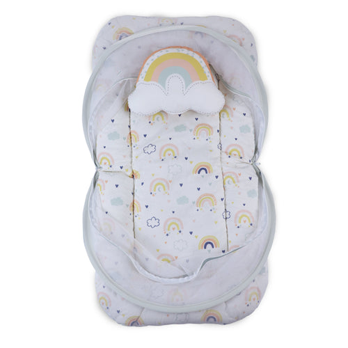 Abracadabra Gadda Set with Mosquito Net - Rainbow